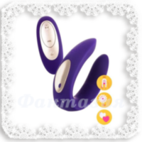 Вибромассажер для пар "Satisfyer Double Plus Remote"